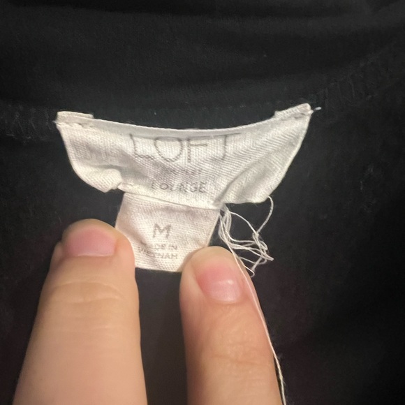 Loft Black Cowl Neck Sweater - Picture 2 of 3